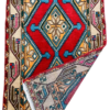 Origin "Hamedan" Hand Knotted Sheep Wool Persian Rug with Geometric Pattern 9'4" X 2'6"