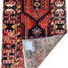 Origin "Zanjan" Hand Knotted Sheep Wool Persian Rug with Geometric Patterns 9'8" X 3"