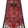 Origin "Hamedan" Hand Knotted Sheep Wool Persian Rug Natural Dyes with Geometric and Tribal Motif Patterns 9'2" X 2'8"