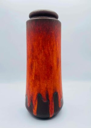 Mid Century Modern West Germany "Fat Lava" Art Pottery Vase by Scheurich