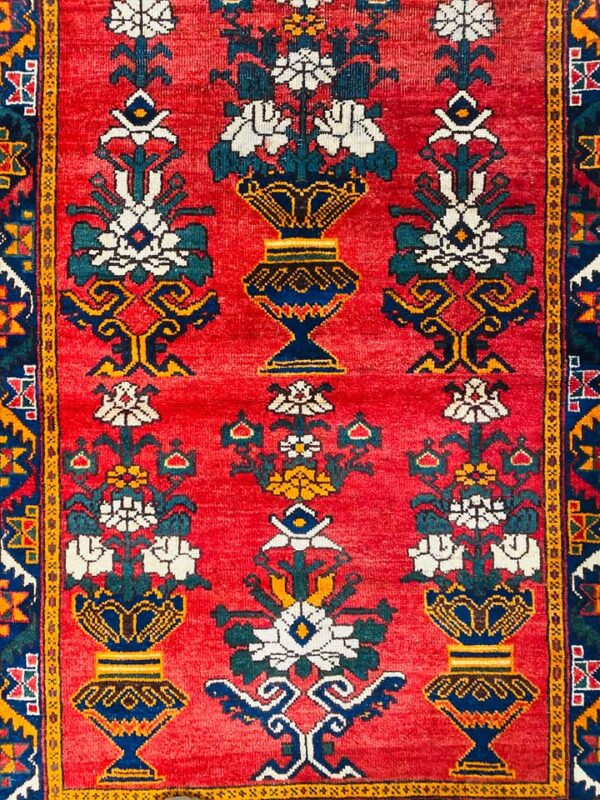606964089_928492852845526_4427111852782712304_n Origin "Shiraz" Persian Rug Hand Knotted Natural Dyes Featuring a traditional Vase or Tree of life design 4'10" X 3'2"