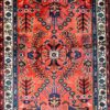 Origin "Hamedan" Persian Rug Hand Knotted Natural Dyes with RARE Map of Tree pattern 10' X 3'5"