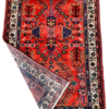 Origin "Hamedan" Persian Rug Hand Knotted Natural Dyes with RARE Map of Tree pattern 10' X 3'5"