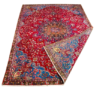 608147844_838572442482227_4149685359205104871_n-removebg-preview Origin "Khashan" Persian Tribal Rug Hand Knotted Natural Dyes with Central Medallion and Floral Patterns 9'11" X 6'11"