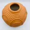 Mid century Modern Multi Face Terracotta Vase