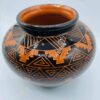 2004 Handcrafted Native American Navajo Etched Pottery Signed