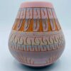 Native American Navajo pottery Vase Signed "Dena J"