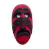 Vintage 1967 Mohawk Haudenosaunee Hand-Curved Wooden Mask (Six Nations, Branford Reserve)