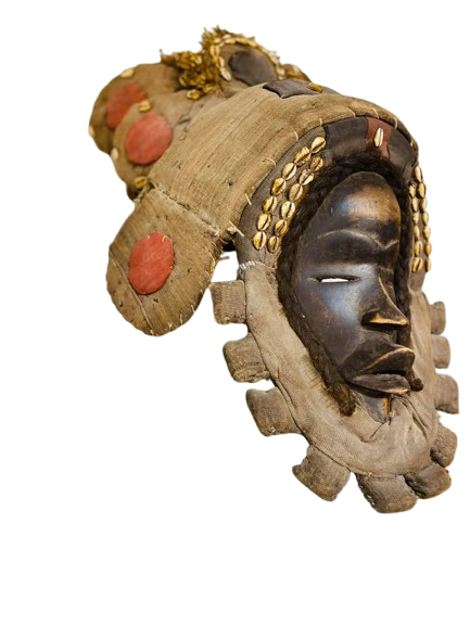 623301474_789871796746068_8462261232505200699_n-removebg-preview African, Classic Dan Mask. Ivory Coast, Liberia. Carved wood, painted black